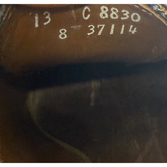 Allen Edmonds Carlyle 8830 Men’s Size 13 Black Leather Oxford Shoes Made In USA - Picture 8 of 10